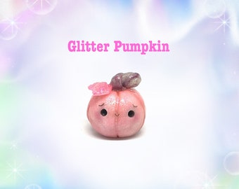 Pink Glitter Pumpkin