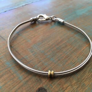 Guitar string bracelet, Recycled bracelet, Music jewelry, Guitar bracelet