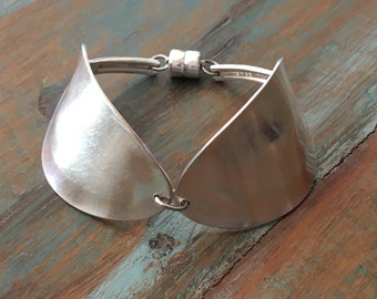 Teaspoon bracelet, Spoon bracelet, Silverware jewelry, Flatware bracelet