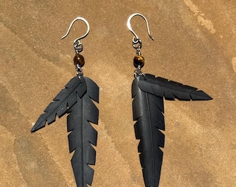 Eco-friendly Upcycled Bicycle Tire Inner Tube Earrings