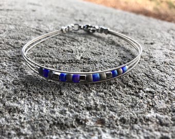 Guitar string bracelet, Recycled bracelet, Music jewelry, Guitar bracelet