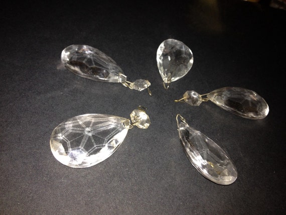 Five Replacement Crystal Chandelier Hanging Crystals For Five Replacement Crystal Chandelier, Glass Chandelier Replacement Crystals
