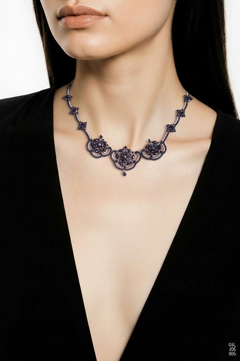 Pattern Eternity Eternity Necklace Pattern - Etsy