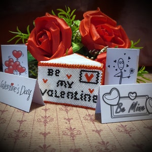 Be my Valentine Card & Envelope Pattern