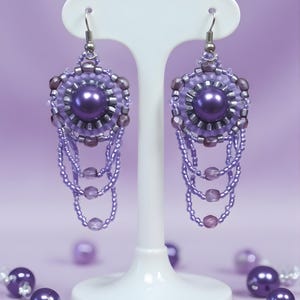 Cosmic Loops Earrings Pattern