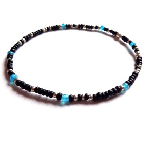 Seed Beads & Neon Apatite Stretch Bracelet Handmade Bracelet Women&#39;s Jewelry Beaded Bracelet  Bracelet Minimalist Gemstone Bracelet