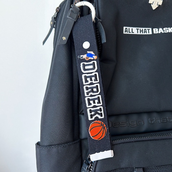 Embroidered Sport Bag Tag Etsy