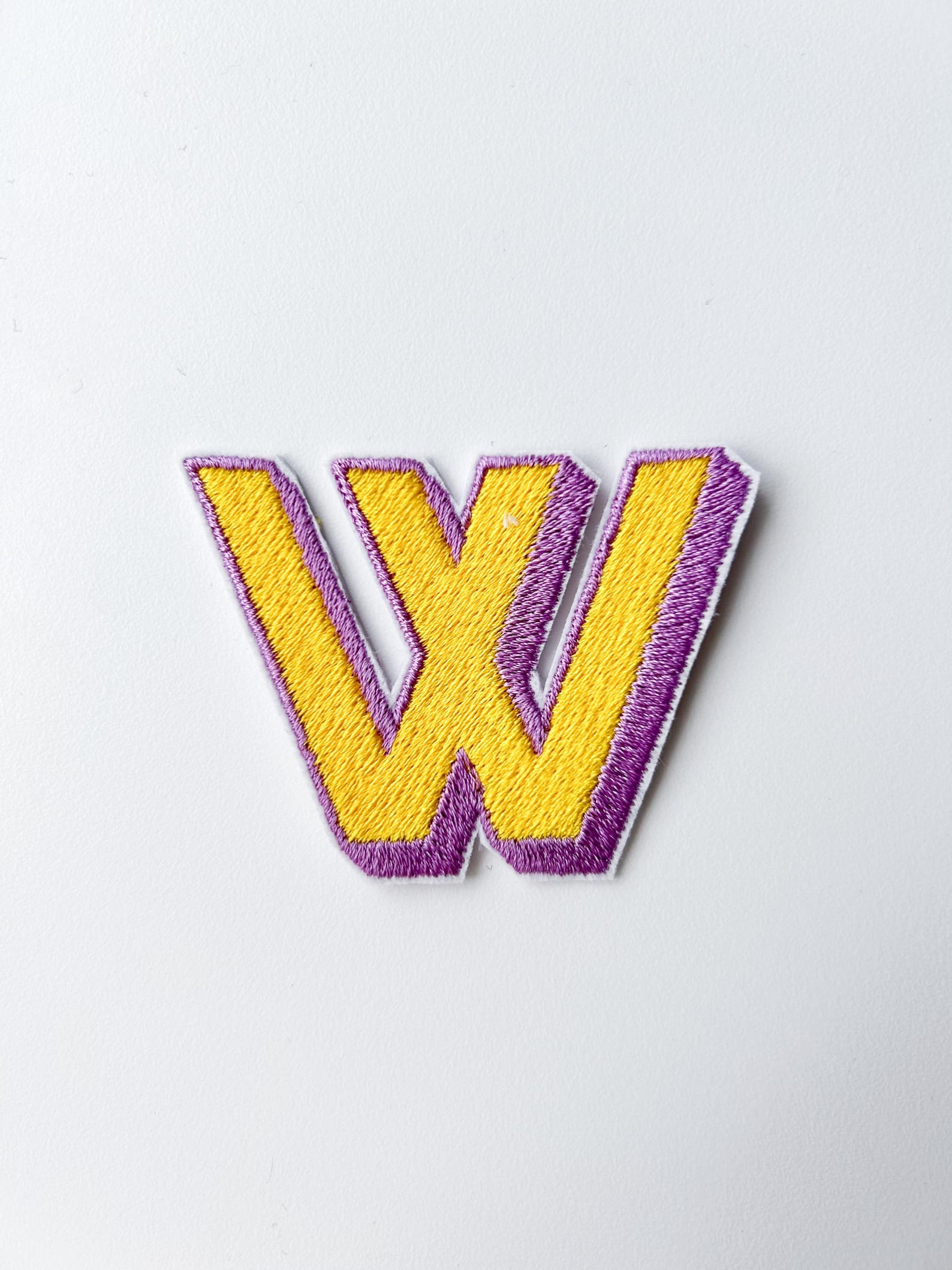 Block Shadow Monogram Embroidered Iron on Patches, Alphabet Patch for ...