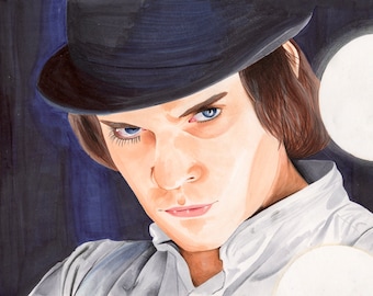 A Clockwork Orange Print - Alex Portrait