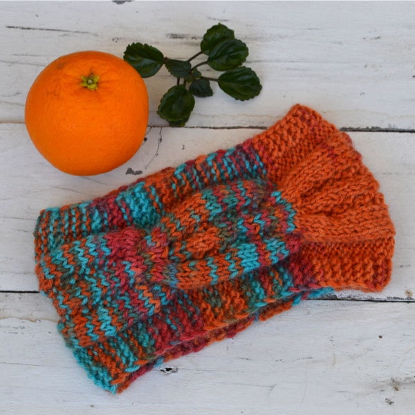 Womens knitting headband, Ear warmer, Winter headband, Knitting headband, Knitting ear warmer; Wool headband, Acrylic headband