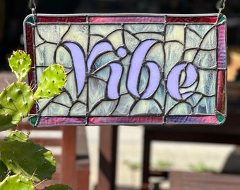 Vibe Stained Glass Panel