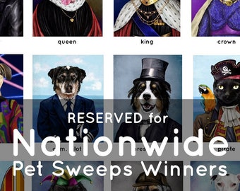 RESERVED for Nationwide Pet Sweeps Winners