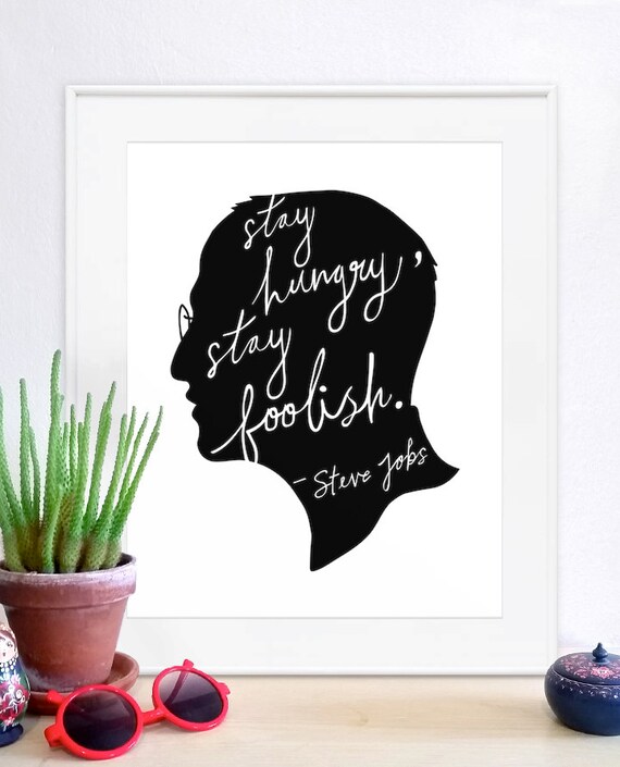 Steve Jobs Quote Print Steve Jobs Art Quote Poster Steve - Etsy