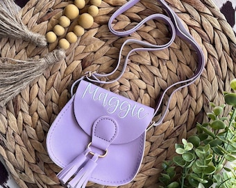 Personalized Toddler Crossbody Purse, Little Girls Purse, My First Purse, One Year Old Birthday Gift