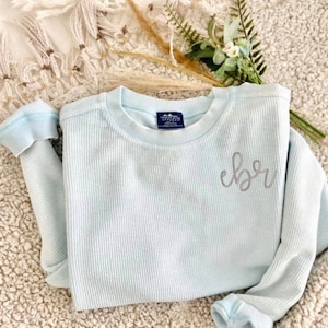 Moletom Monogram Crew Neck Cord, Pulôver Camden Crew, Lounge Wear, Moletom de Outono