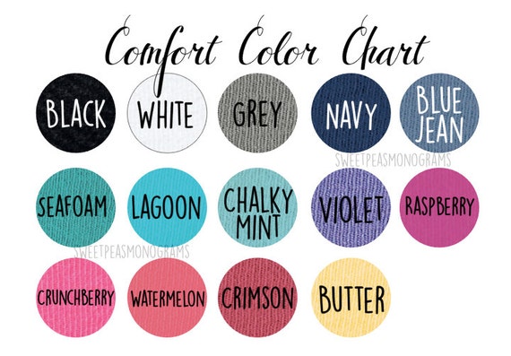 Omega Color Chart
