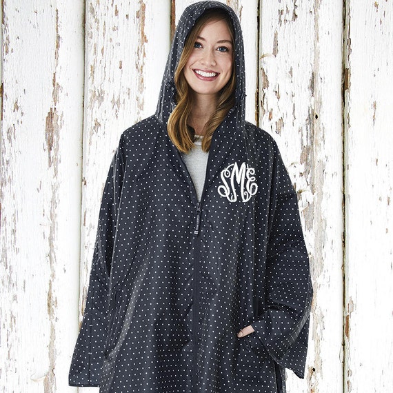 Monogram Pack n go Poncho Stadium Poncho Monogram Rainwear