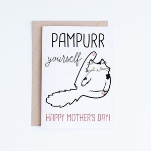 tarjeta imprimible del día de la madre, tarjeta imprimible del día de la madre, tarjeta digital del día de la madre del gato divertido, tarjeta de mordaza, tarjeta del día de la madre del gato, persa