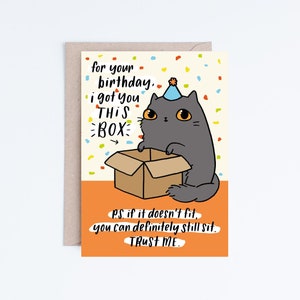 Cartes d'anniversaire drôle de chat Téléchargement instantané, cartes imprimables, chat gris, chat bleu British Shorthair, des cartes de chat, pour lui, pour elle
