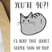 Funny 40th Birthday Cards Funny Cat Printable 40 Birthday | Etsy