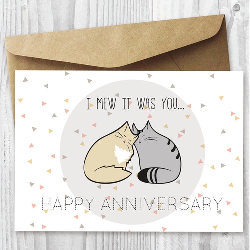 Anniversary Card Printable Anniversary Card Romantic - Etsy