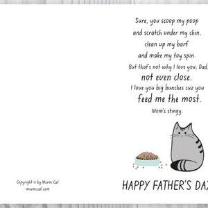 For Pet Lovers, Pet Dad, Printable Father Card, Fathers Day Card, Pet ...