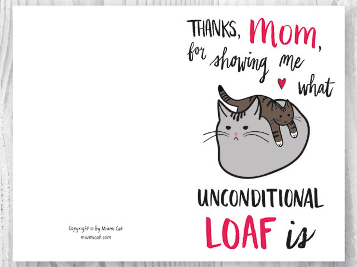 Mother's Day Card Funny Funny Mothers Day Card Printable | Etsy