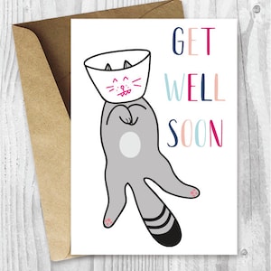 Get Well Cards, Funny Cat Get Well Printable Cards, Get Well Soon Cat Card, Instant Download, Funny Cat Cards, Feel Better Cat Cards