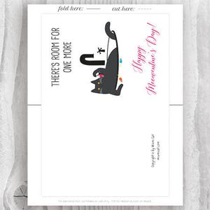 Funny Valentine Printables, Valentines Day Card, Grey Cat Meowentine ...