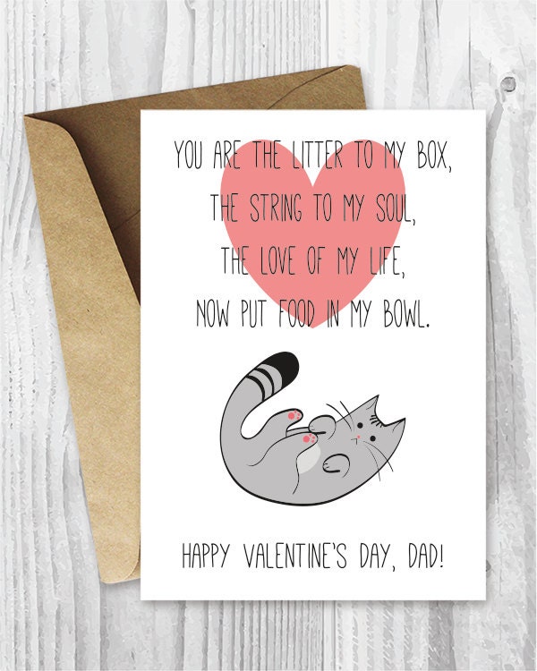 Valentine for Dad - Etsy