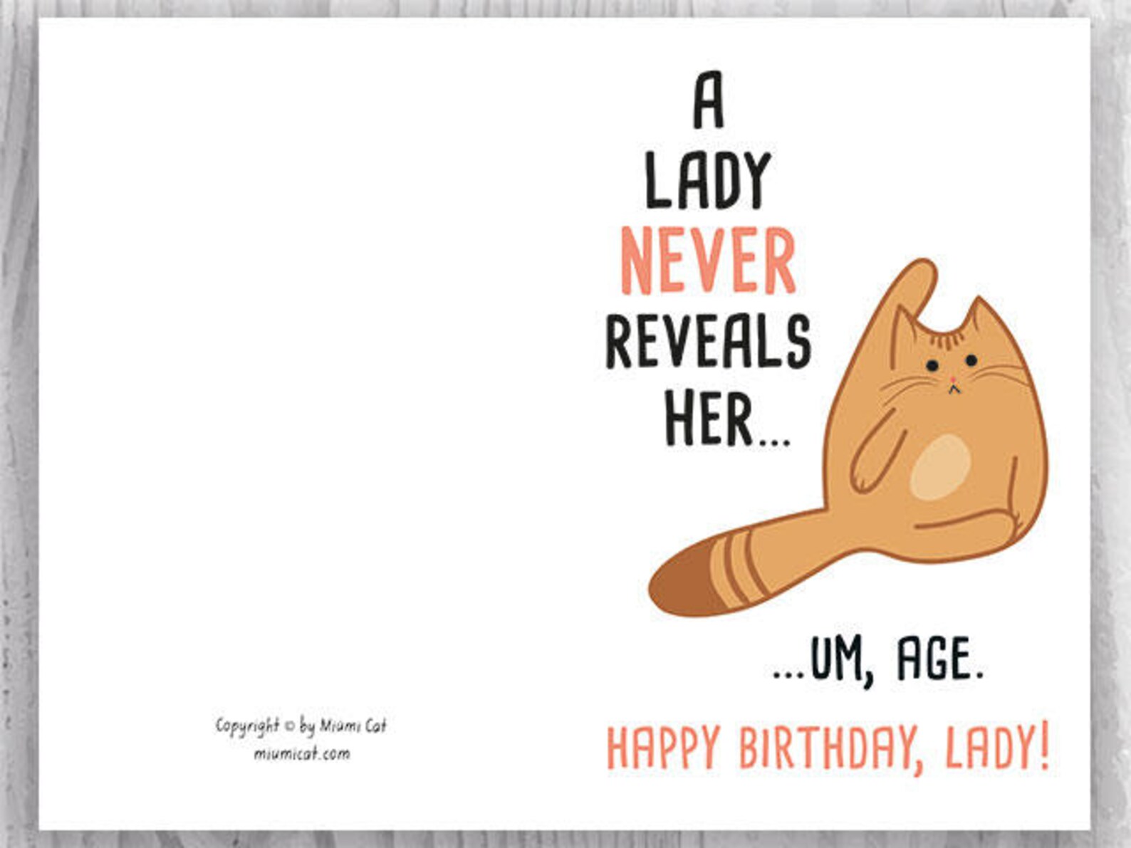 Funny Birthday Cards for Her Printable Birthday Cards for | Etsy