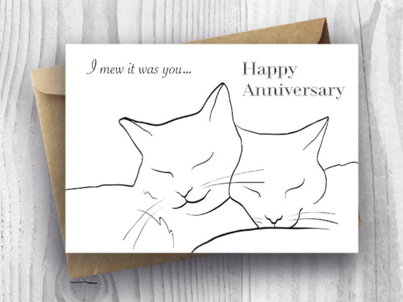 Happy Anniversary Card Printable Anniversary Card Romantic - Etsy