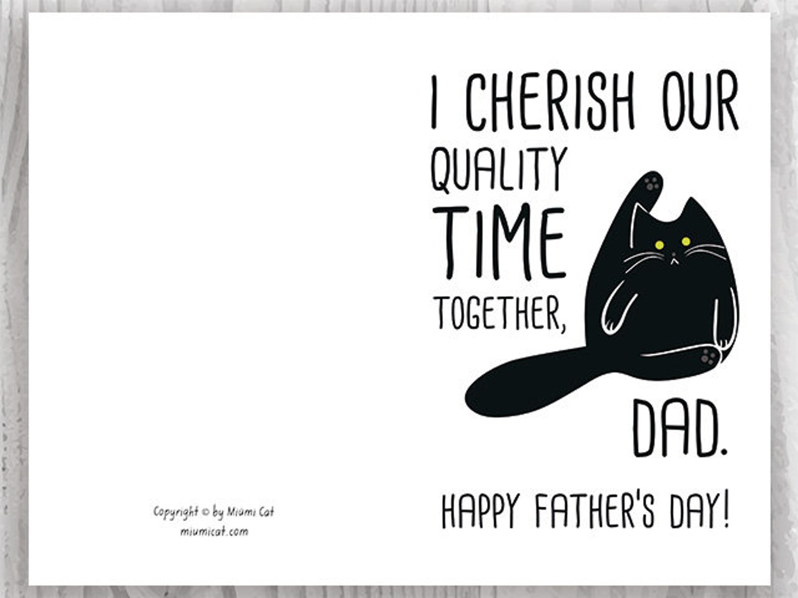 Funny Fathers Day Card Print Instant Download Printable | Etsy