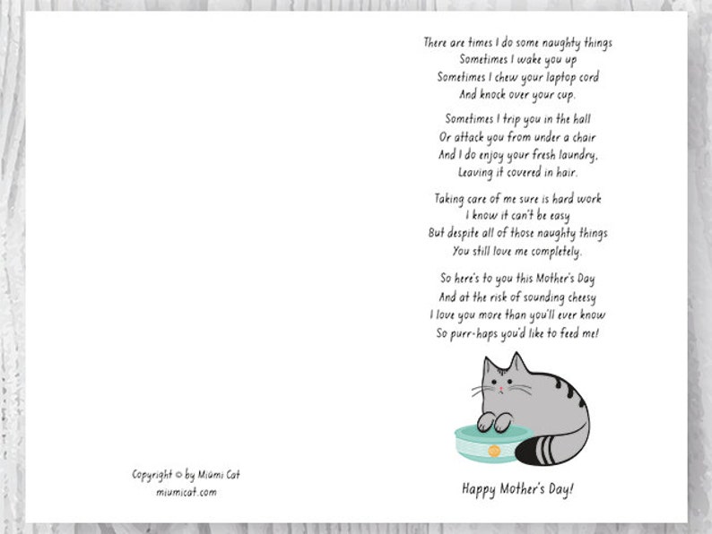 Mothers Day Card Funny Download Printable Mother's Day - Etsy