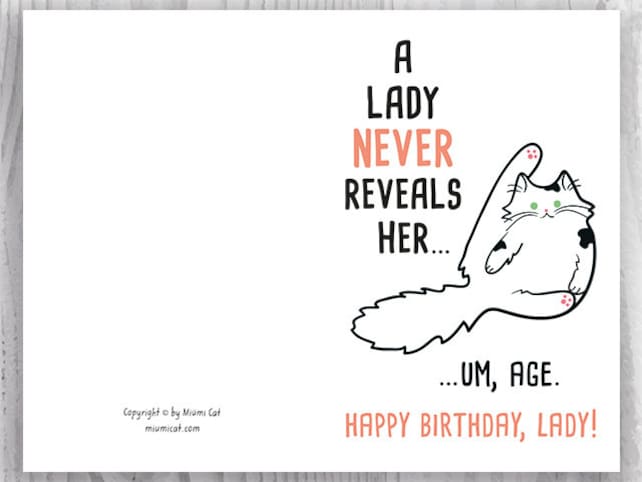 Humorous Birthday Playing cards for Her, Printable Birthday Playing cards for photograph relating to Printable Birthday Cards for Sister named Humorous Birthday Playing cards for Her, Printable Birthday Playing cards for
