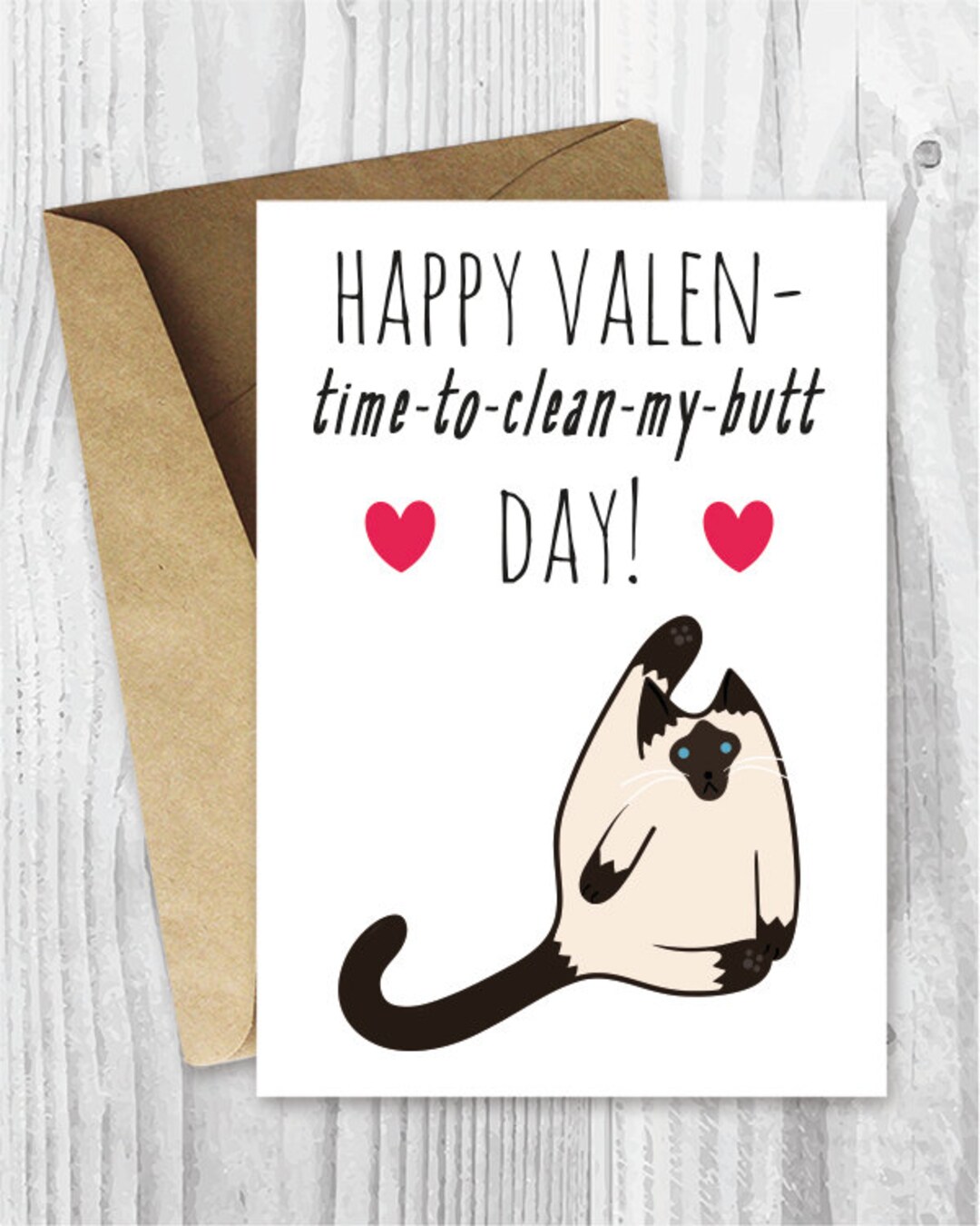 Funny Valentines Day Cards Download, Siamese Cat Valentines Day Card ...