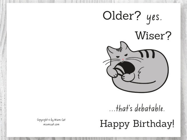Happy Birthday Cards Funny Printable Birthday Cards Funny - Etsy