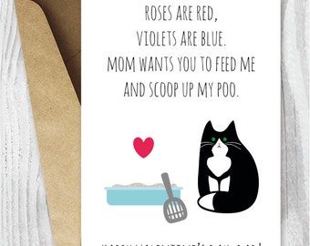 printable Valentine day cards, Fur Baby Daddy, Funny Tuxedo Cat Valentines Day Card, Valentine Cards for Cat Dads, Black and White Cat Cards
