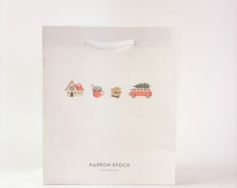 Tis'The Season Icon Pattern Gift Bag