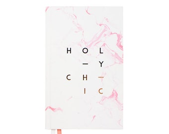 Rose GOLD HOLY CHIC Marble Hardcover Undated Planners