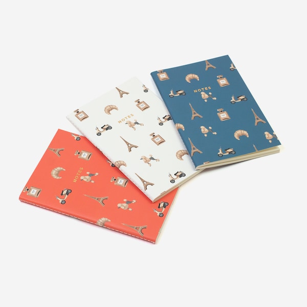 Mini Paris Notebook 3/SET