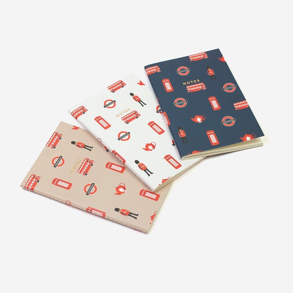 Mini London Notebook 3/SET