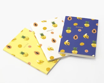 Mini Tropical Fruits Notebook 3/SET