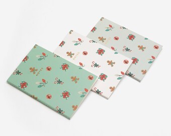 Mini Merry and Bright Notebook 3/SET