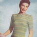 Vintage 1940's Knitting Pattern Pastel Fair Isle JUMPER in 3 ply Weldons A745 pdf Download