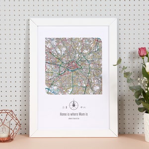 Personalised Postcode Map Print - world, personalised,gift,wall décor,map,travel map,travel print,gift for him,gift for her,free shipping