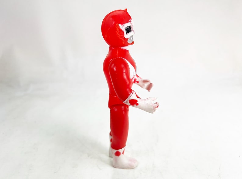 Power Ranger Pink Profile Power Ranger Vintage Knockoff Red Figurine Toy Figurines Toys Mighty ...