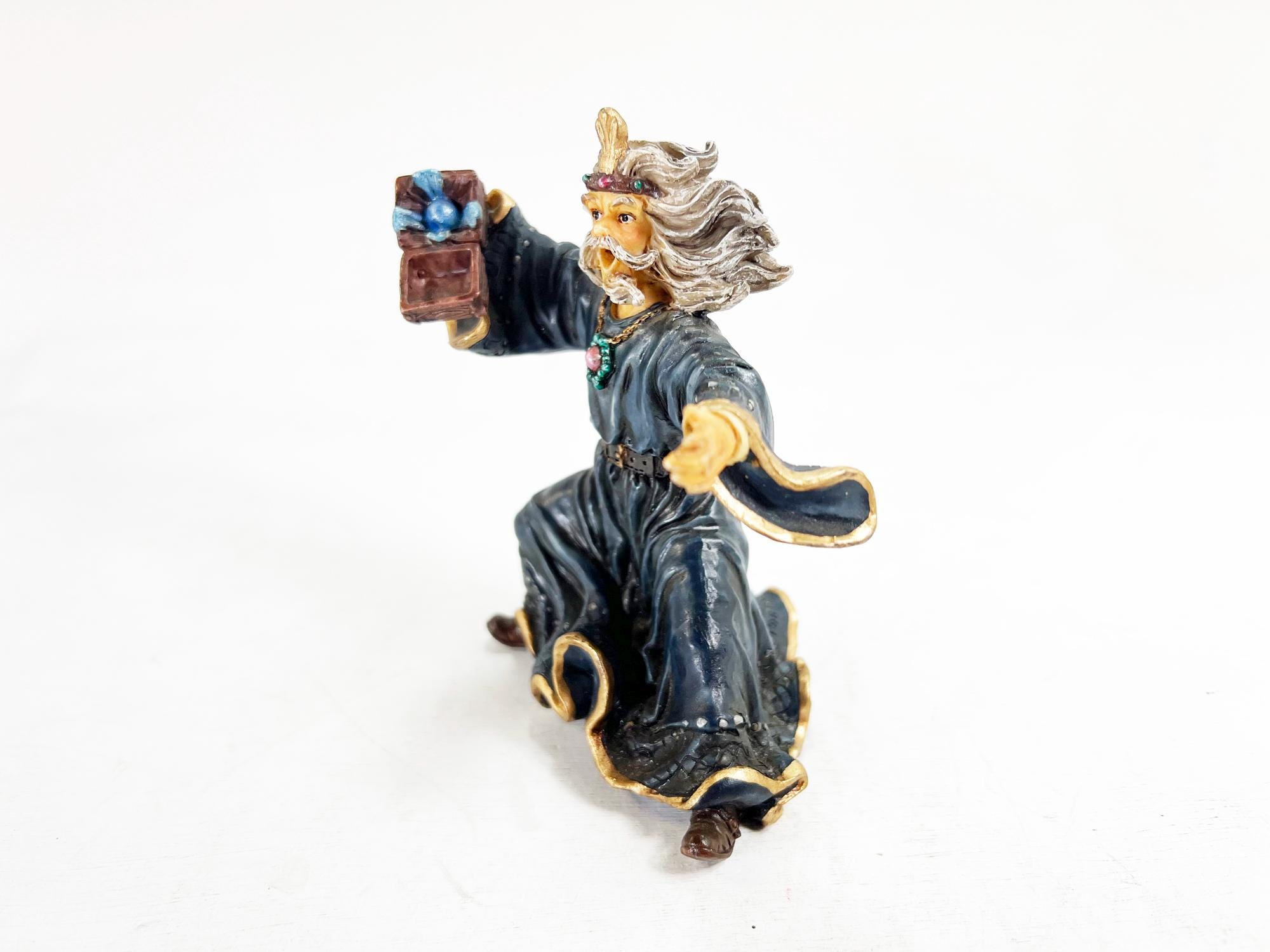 Myths & Legends Wizard Figurine: Summit Collection, Blue Robe, Magic ...