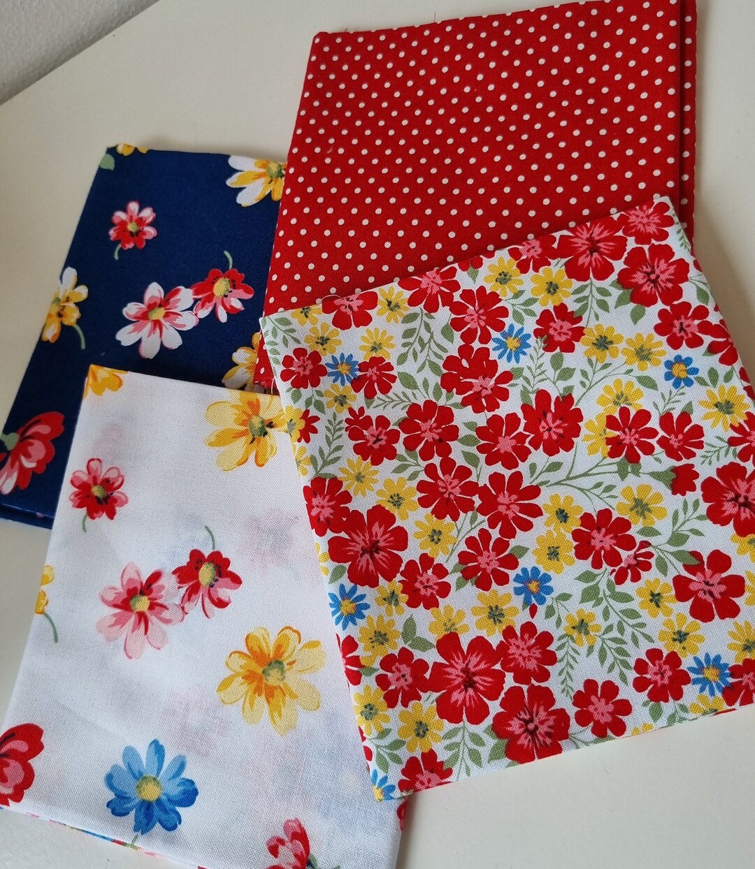 Strawberry Jam Fabric. Makower Strawberry Jam Collection. Etsy UK