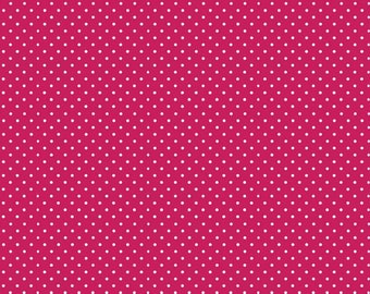 Raspberry Pink Polka Dot Fabric. Makower Spot 24 Collection. - Etsy Canada Raspberry Pink Polka Dot Fabric. Makower Spot 24 Collection. - Etsy Canada